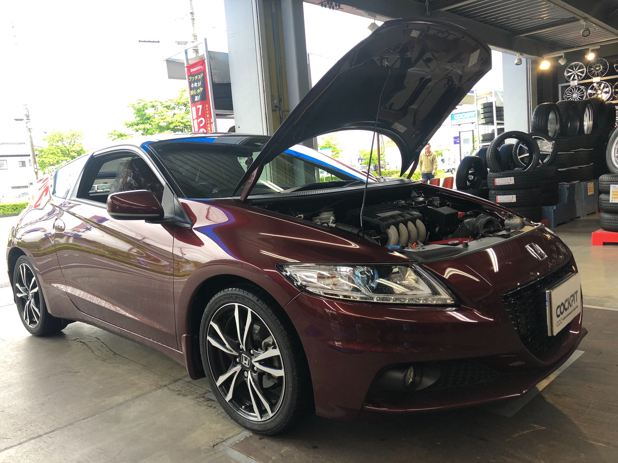 Honda Green Machine Cr Z 正統派カスタムから流用ネタまで ホンダ Cr Z 足まわり サスペンション ブレーキ スタッフ 日記 コクピット 荒井 車のカスタマイズにかかわるスタッフより