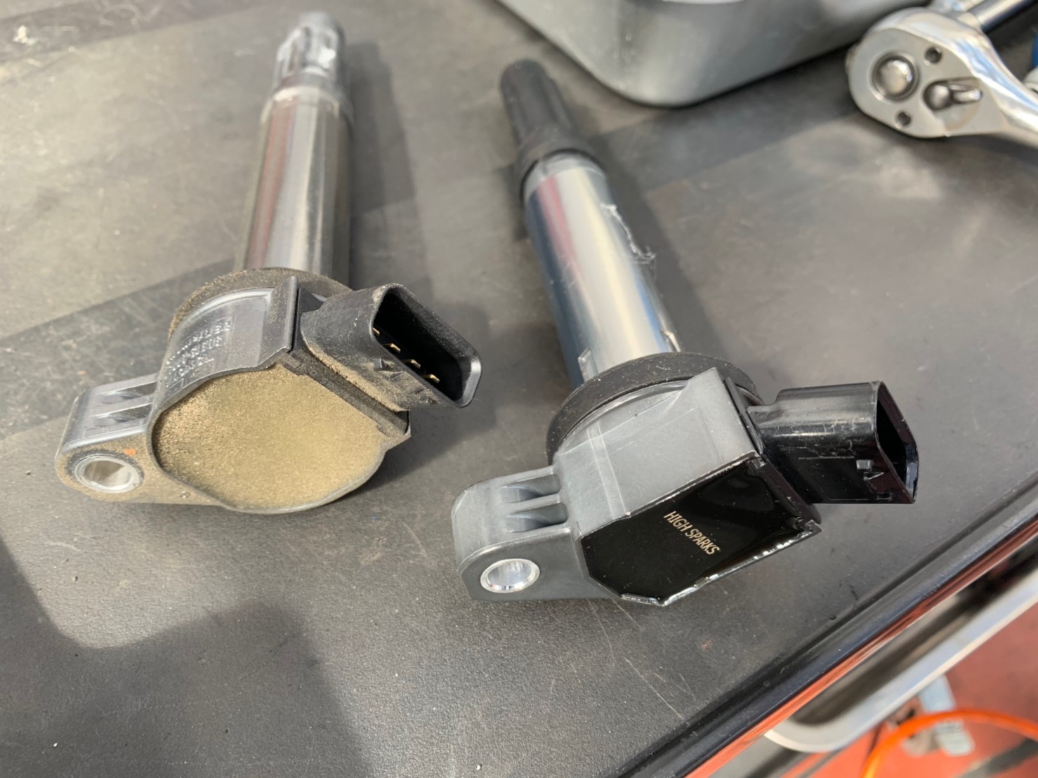 HIGH SPARK IGNITION COIL（ハイスパ）＆ NGK プレミアムRX