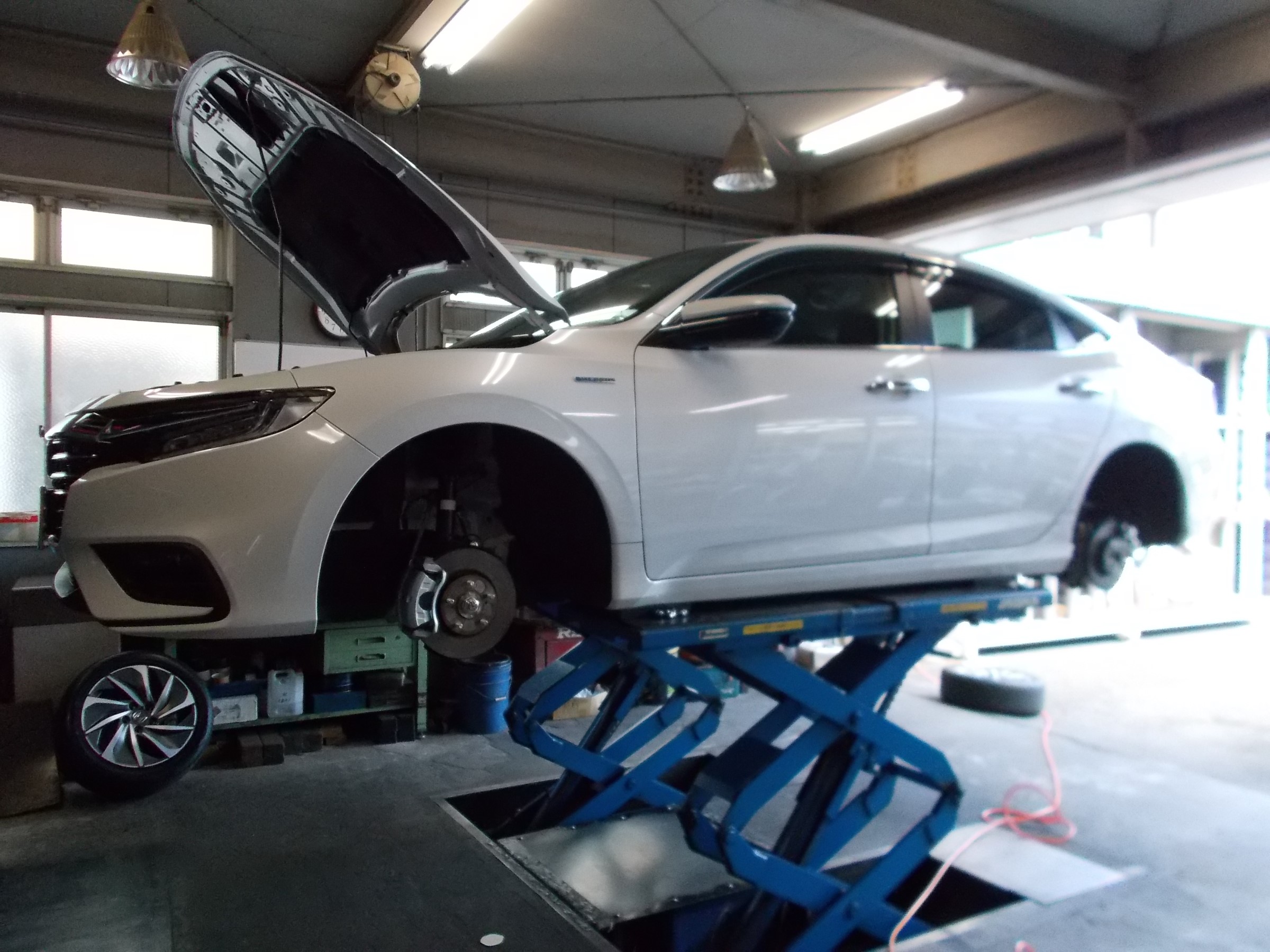 インサイト RS-R製車高調「Best☆ⅰ」装着＆アライメント作業