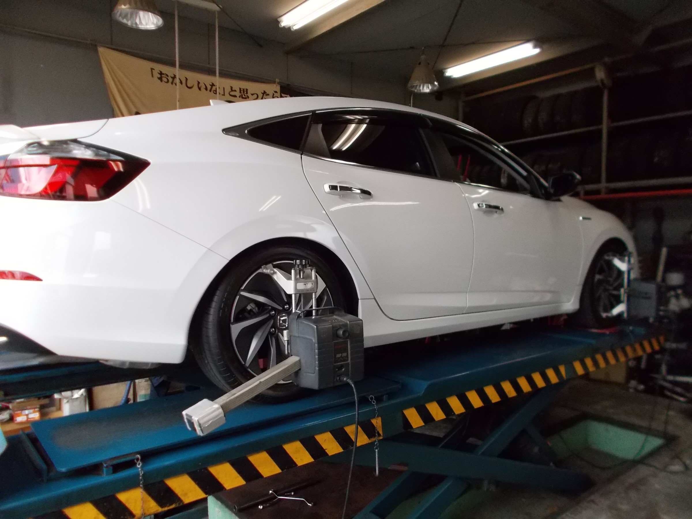 インサイト RS-R製車高調「Best☆ⅰ」装着＆アライメント作業