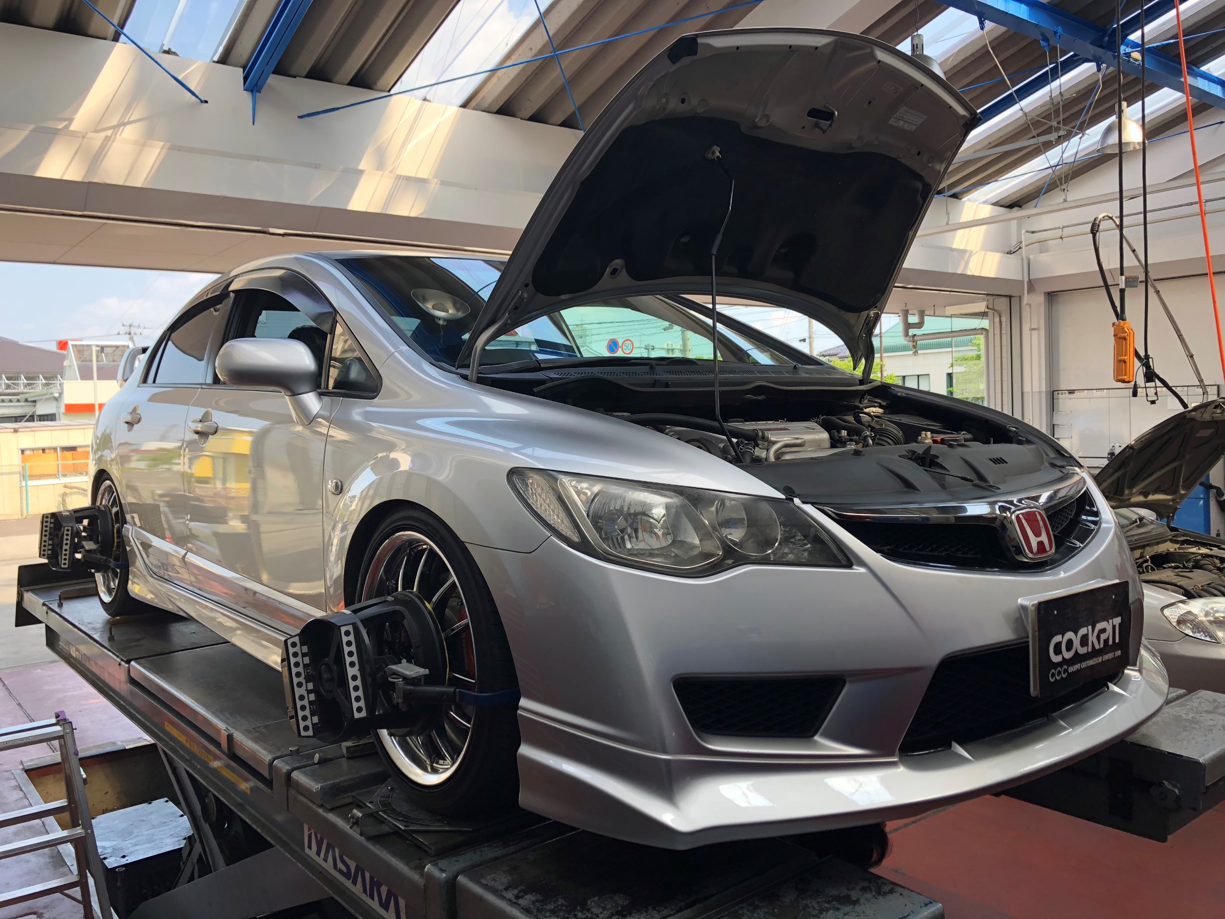 CIVIC TYPE-R FD2 × CUSCO STREET ZERO-A 装着 ※レカロ RMSも好評展示