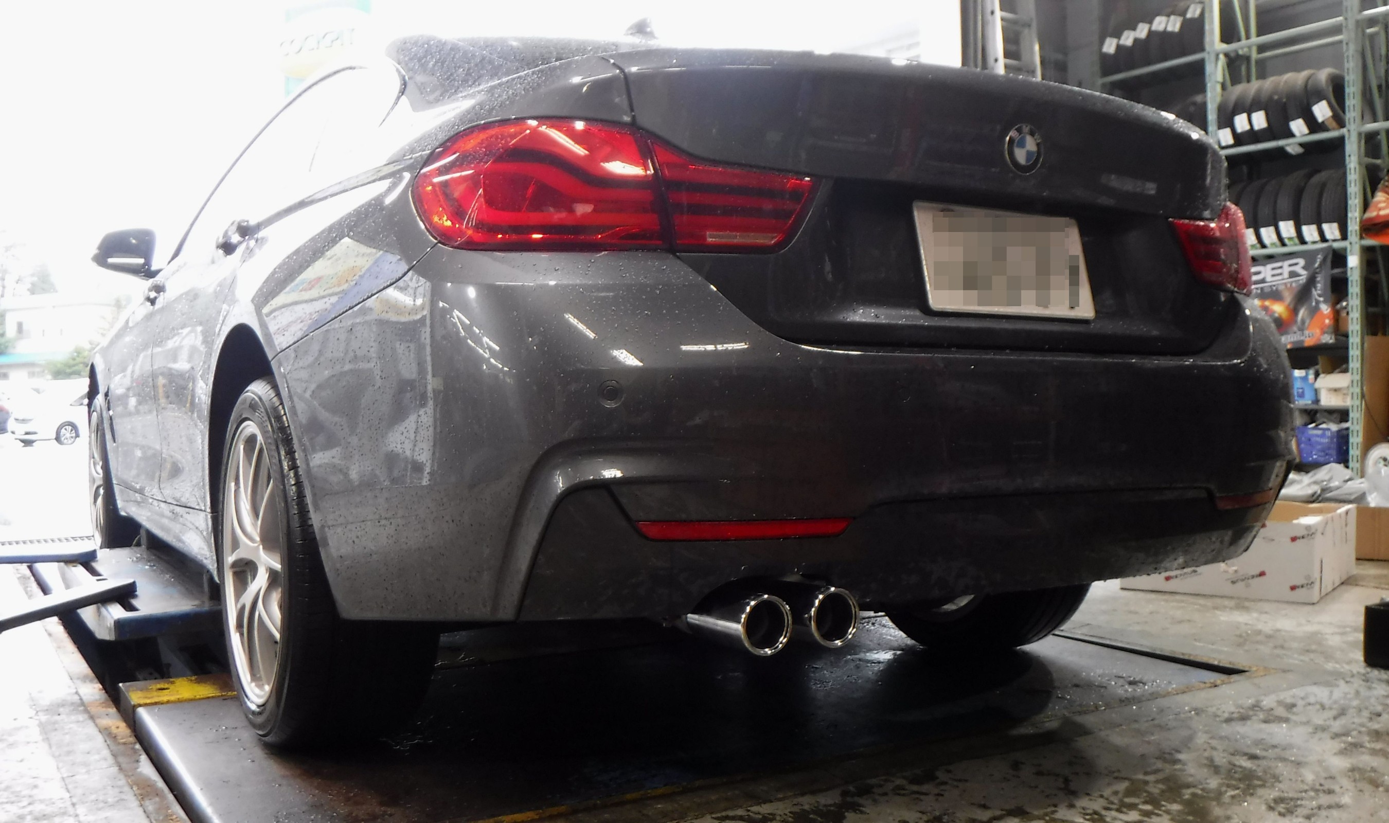 REMUS（レムス）マフラー SPORTS LABEL 取付 ／ BMW F36 420i Gran