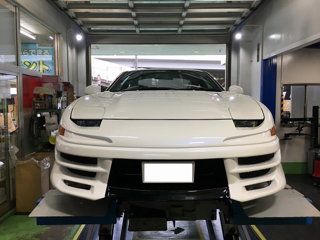 三菱GTO テイン車高調・フジツボマフラー・アライメント調整 | 三菱