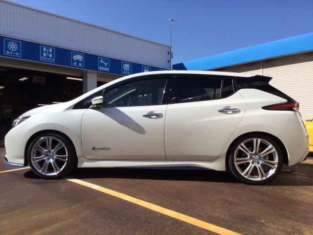 日産 LEAF ダウンサス取付！ | スタッフ日記 | コクピットロフト 長岡