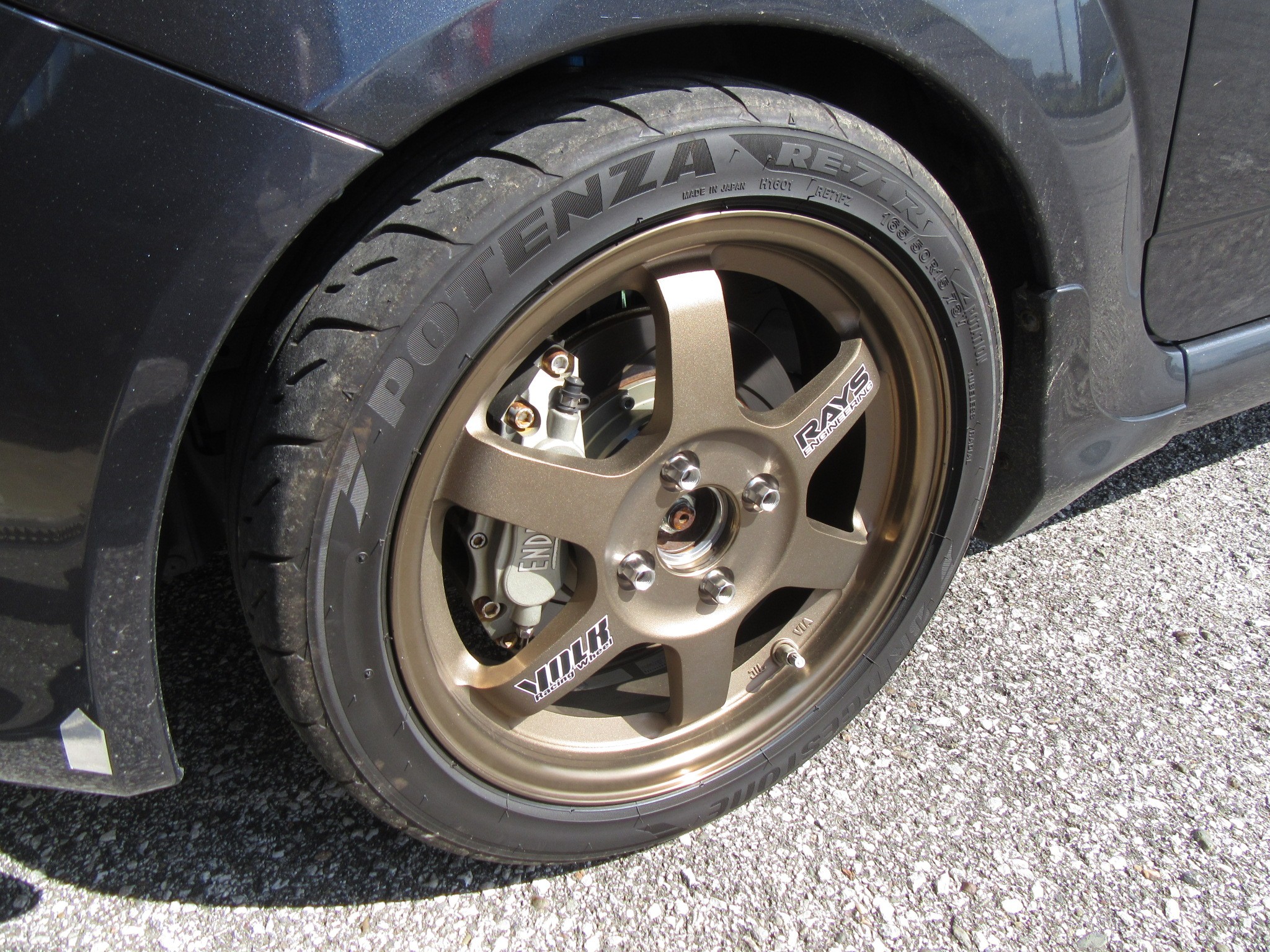 ボルクレーシングホイール/BSポテンザRE-71RS BRIDGESTONE