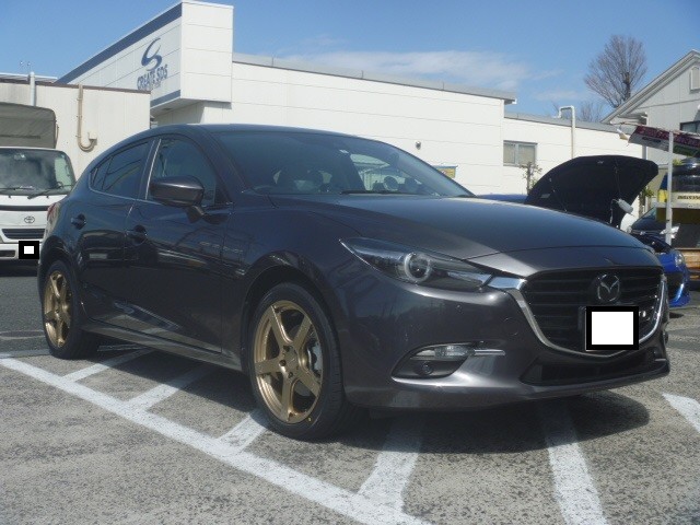 POTENZA S007A × Prodrive GC-05N | マツダ アクセラスポーツ ホイール