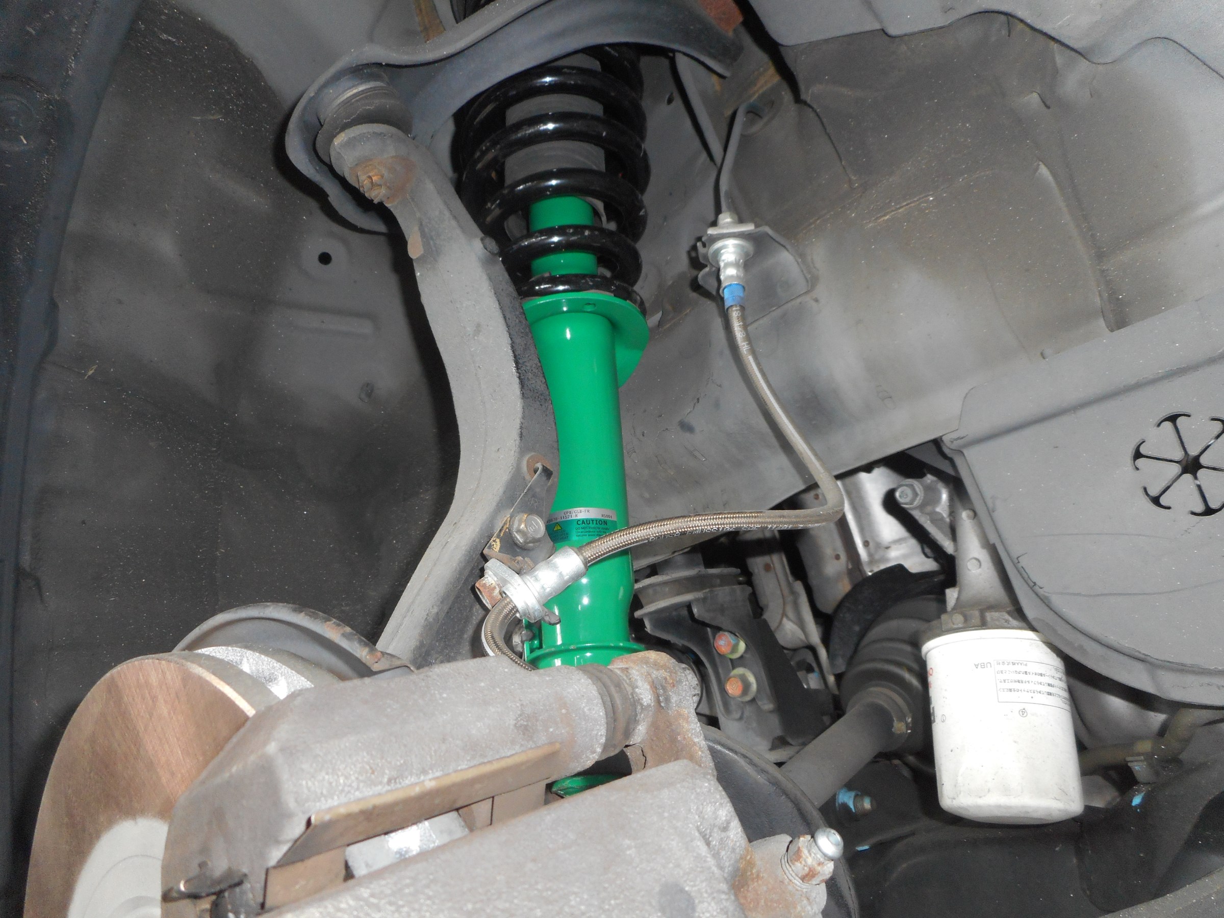 インスパイア CP3 ショック交換 | ホンダ インスパイア 足まわり