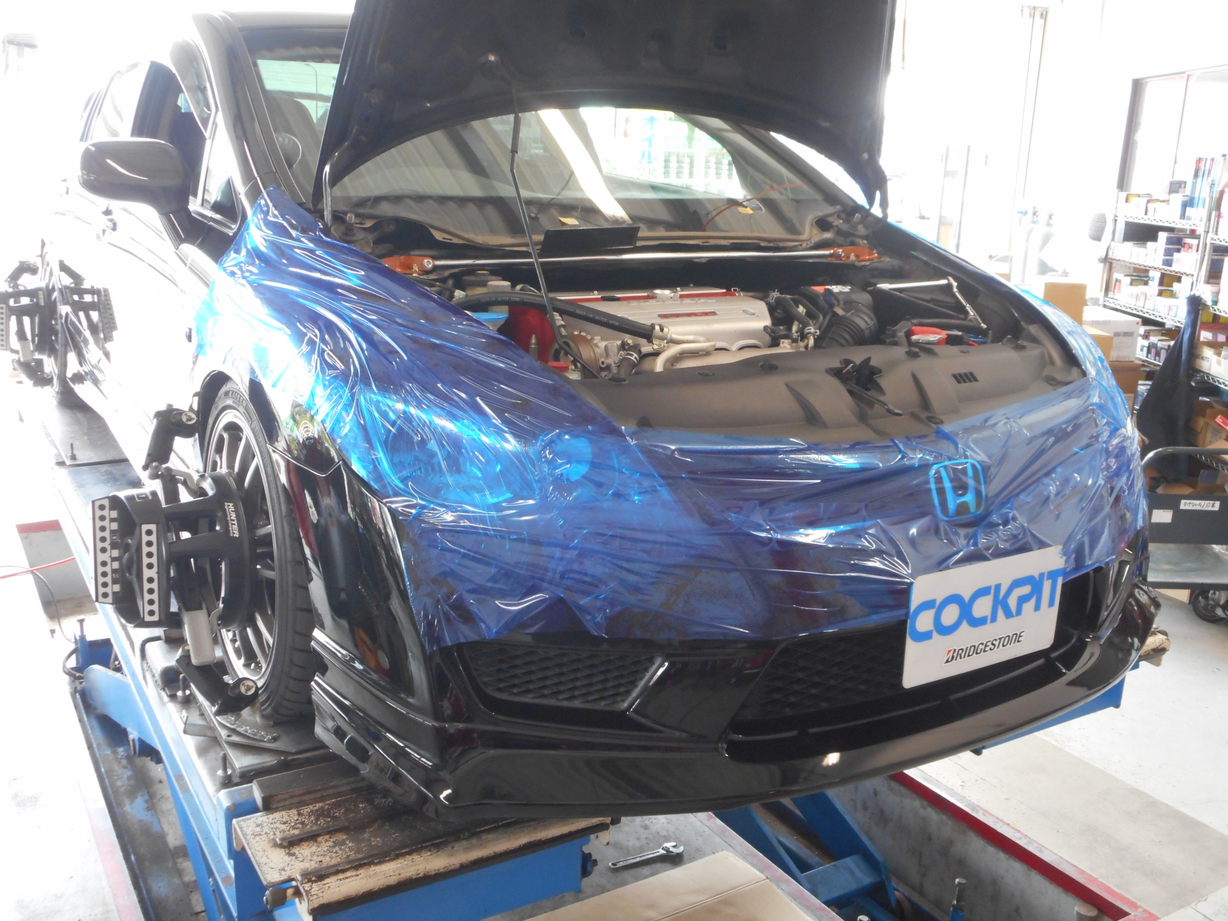 シビックタイプR FD2 車高調とパーツ取付 | ホンダ シビック