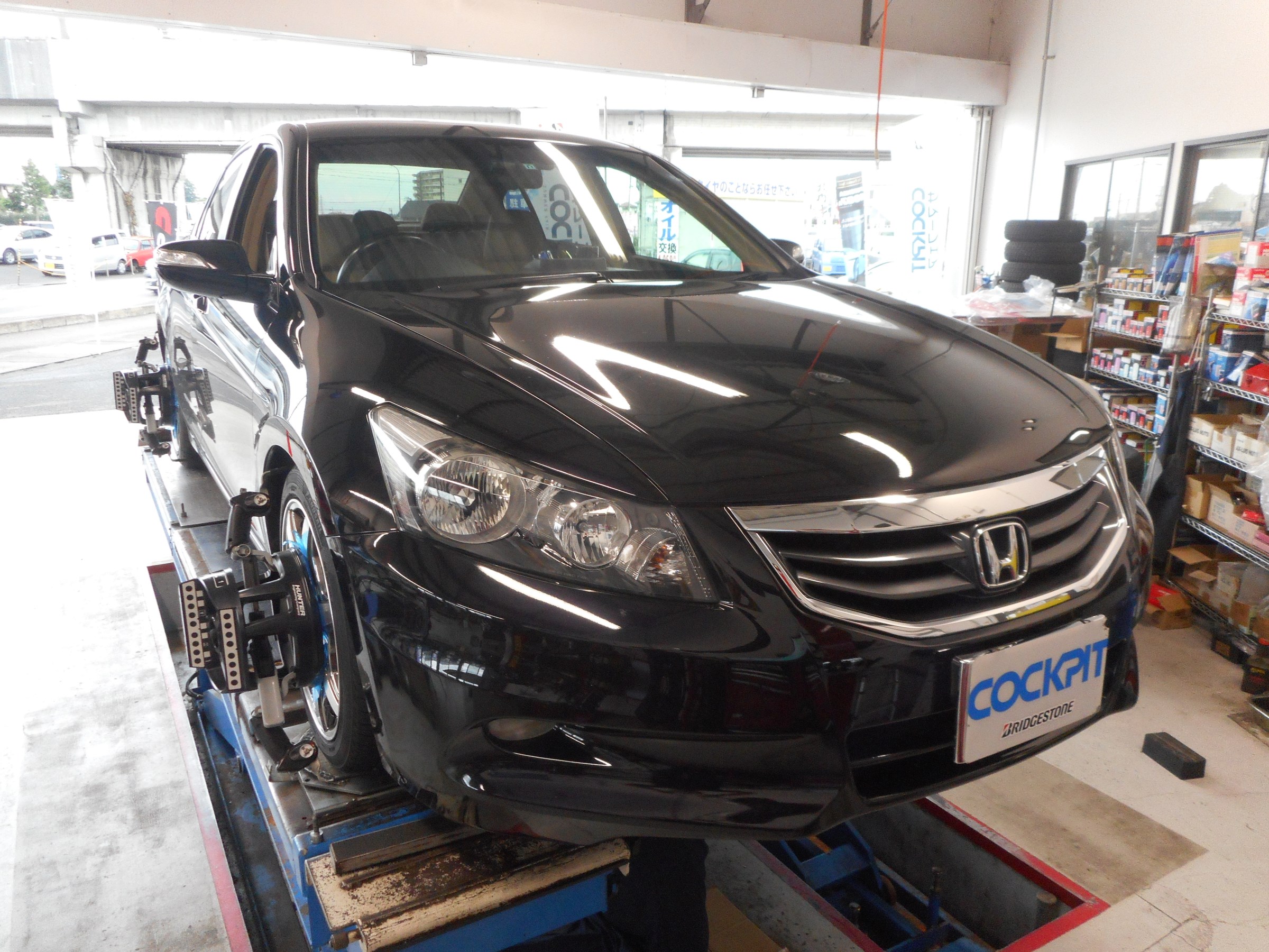 インスパイア CP3 ショック交換 | ホンダ インスパイア 足まわり