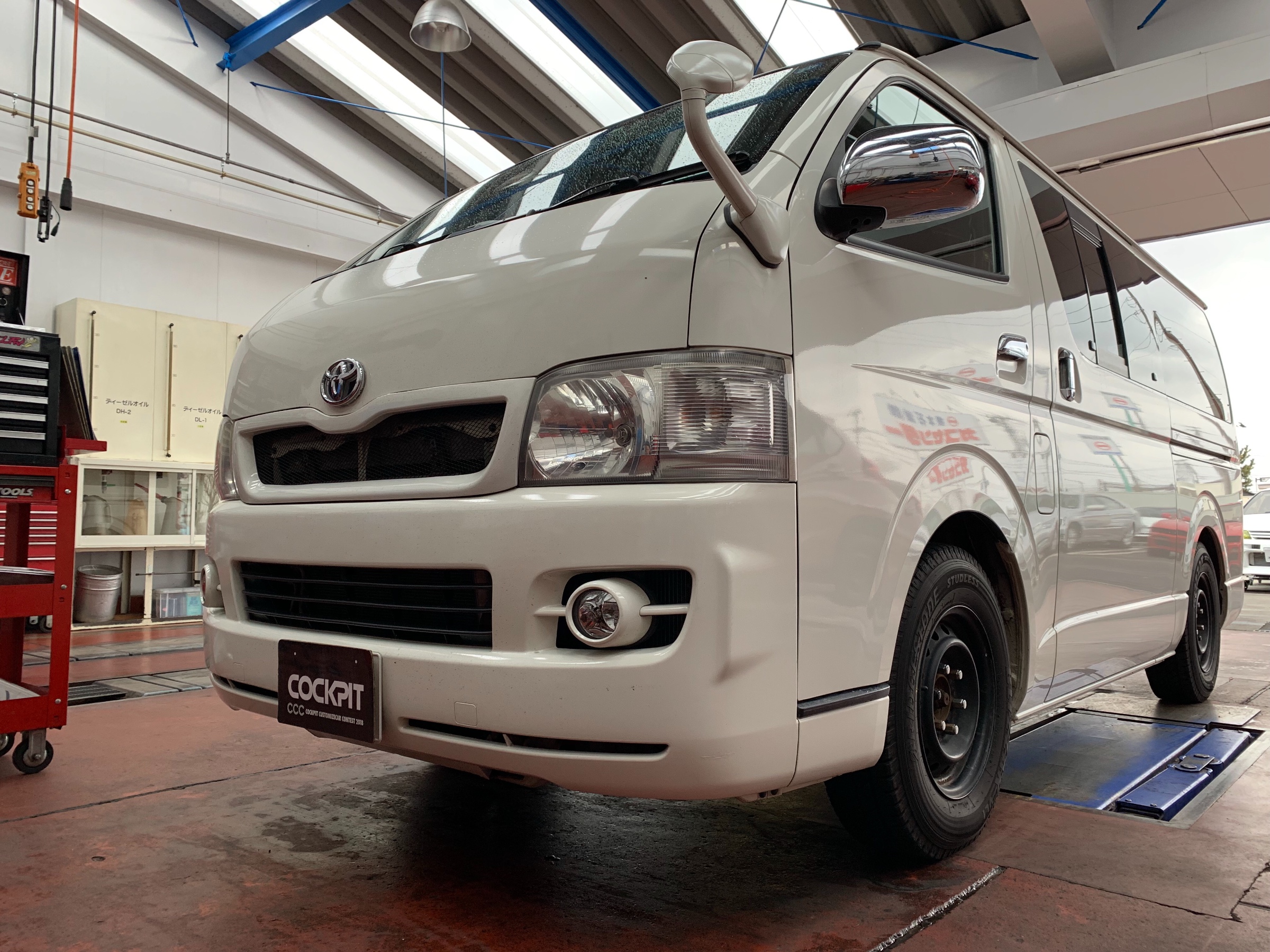 ◇TOYOTA HIACE [KDH205V] DIXCEL ブレーキパッド&ローター交換