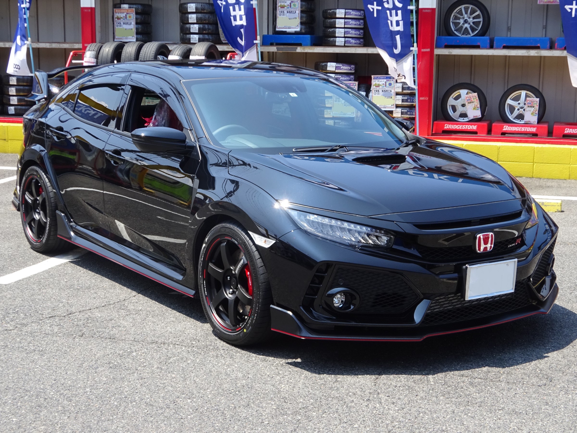 FK8 シビックタイプRにTE37 痺れます。 | ホンダ シビックタイプ