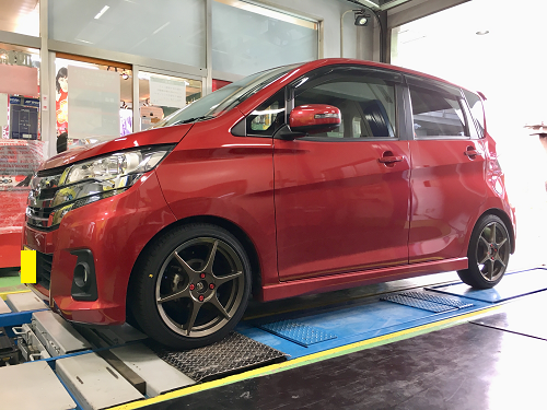 日産デイズの車高調取付 日産 デイズ 足まわり サスペンション ブレーキ 足まわり サスペンション ブレーキ サスペンションパーツ関連取付 スタッフ日記 コクピット コジマ 車のカスタマイズにかかわるスタッフより