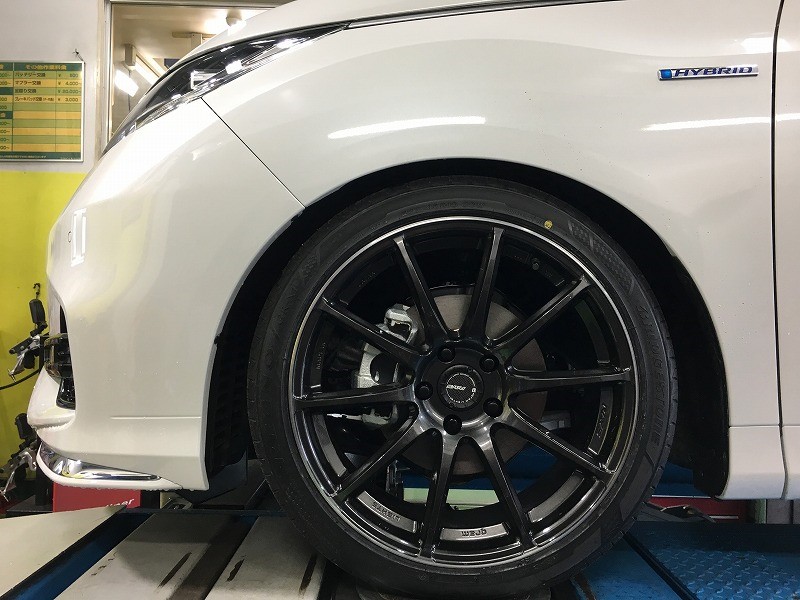 グランオデッセイ オデッセイハイブリッド RAYS グラムライツ57トランセンド