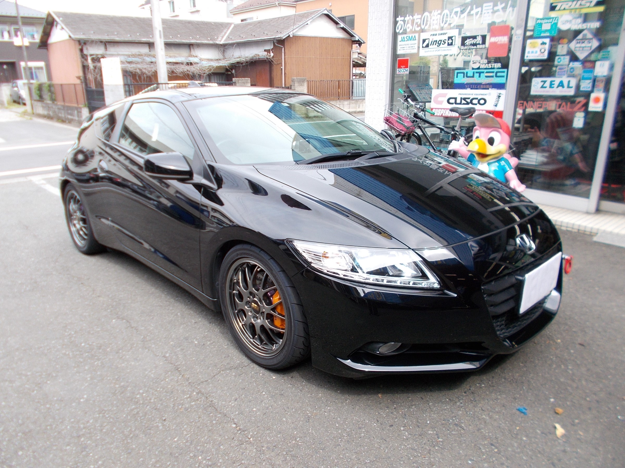 Cr Z フロントスプリング交換 アライメント作業 ホンダ Cr Z 足まわり サスペンション ブレーキ 足まわり サスペンション ブレーキ サスペンションパーツ関連取付 作業日誌 コクピット 川越 お店の得意技紹介