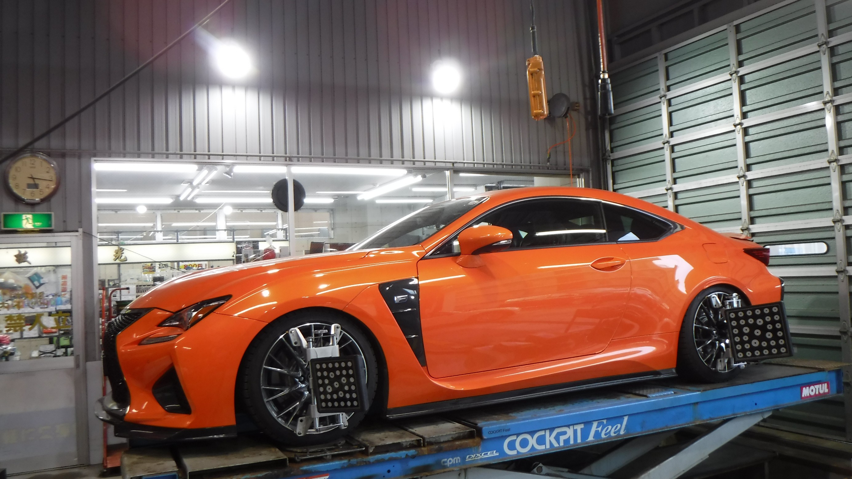 LEXUS USC10 RC-F の “一括仕上げ”作業 ／ BBS、POTENZA、CUSCO、NOVEL