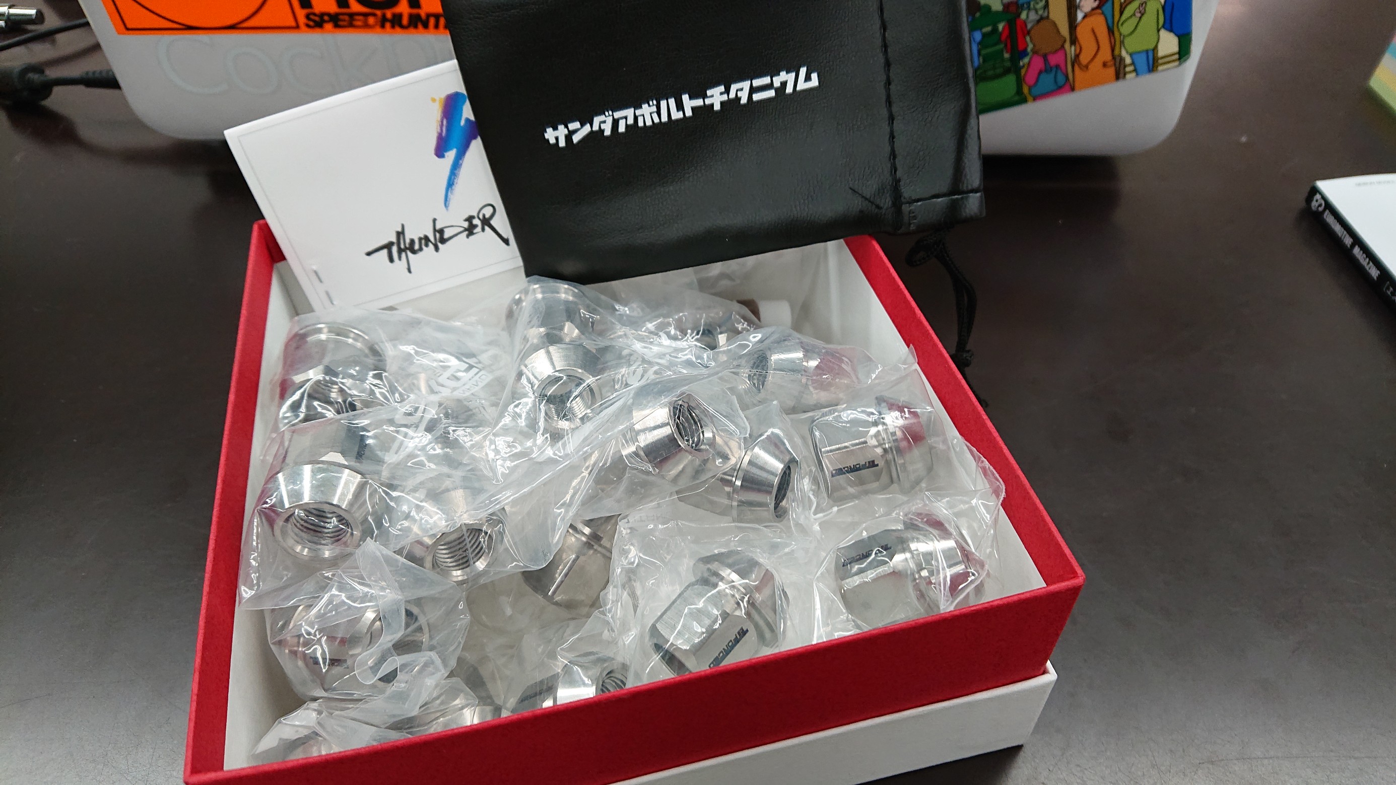 鍛造チタニウムナット取付 ／ サンダーボルト ジャパン Clubsport TF