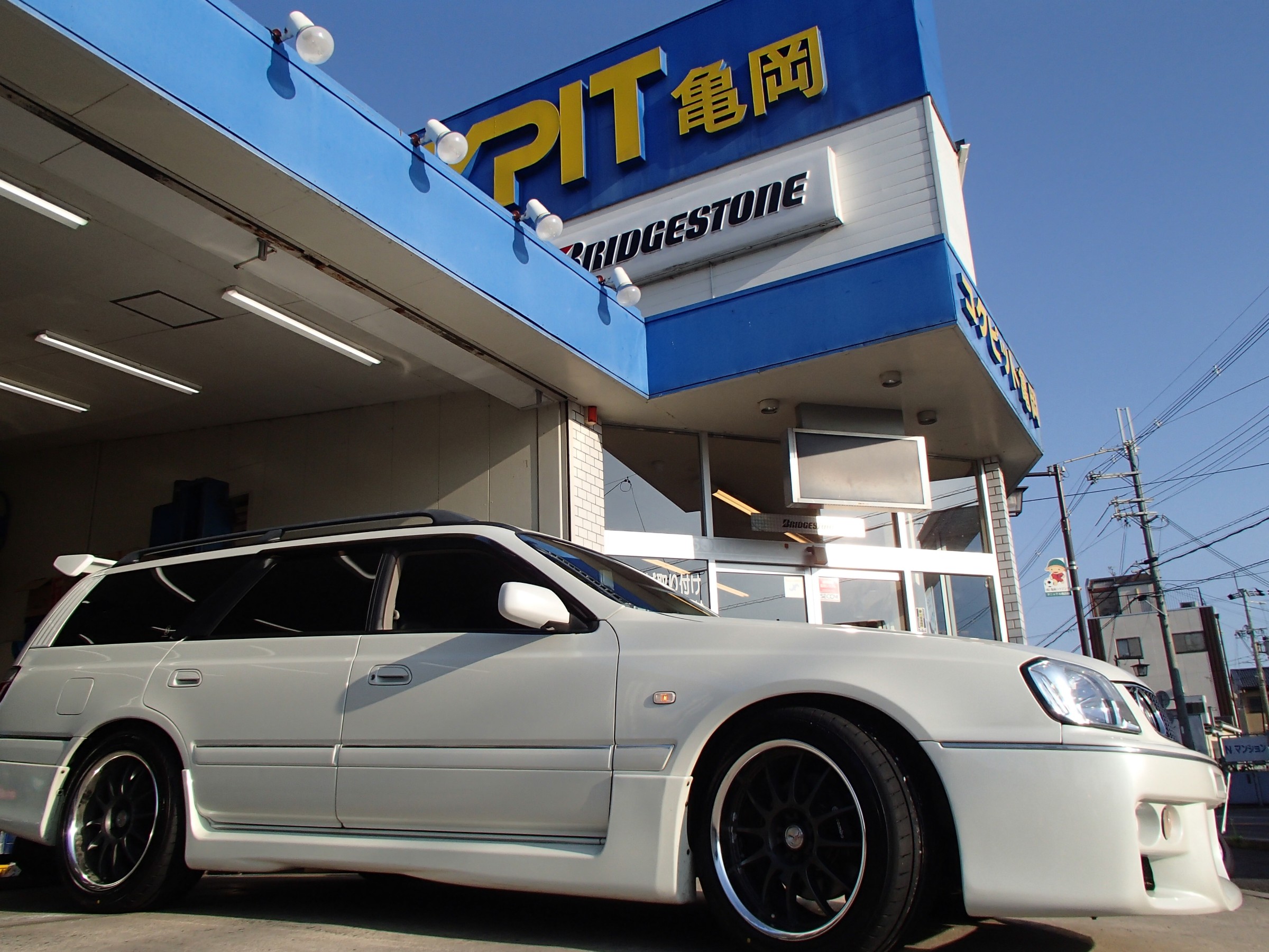 日産 ステージア260RS ポテンザ S007A 交換 | 日産 ステージア