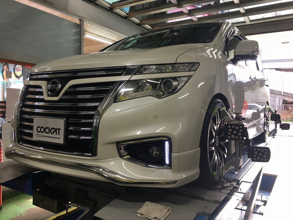 エルグランド TEINフレックスA・四輪アライメント | 日産