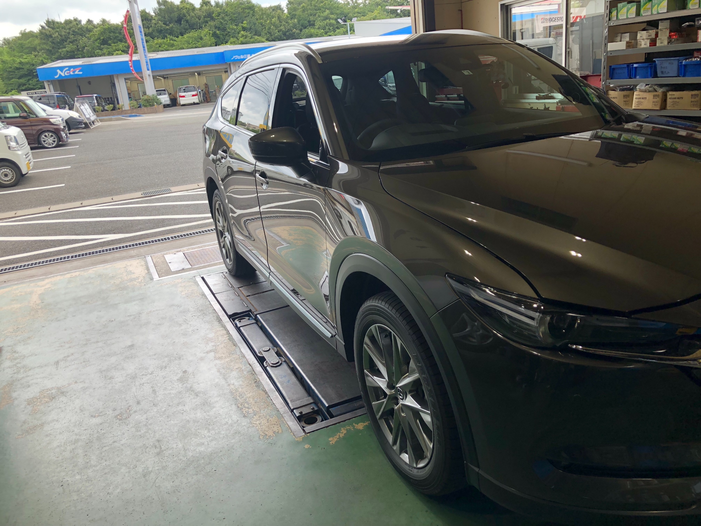 CX-8にTi2000ハーフダウン取付！ | よ～ひんのさぎょうにっき