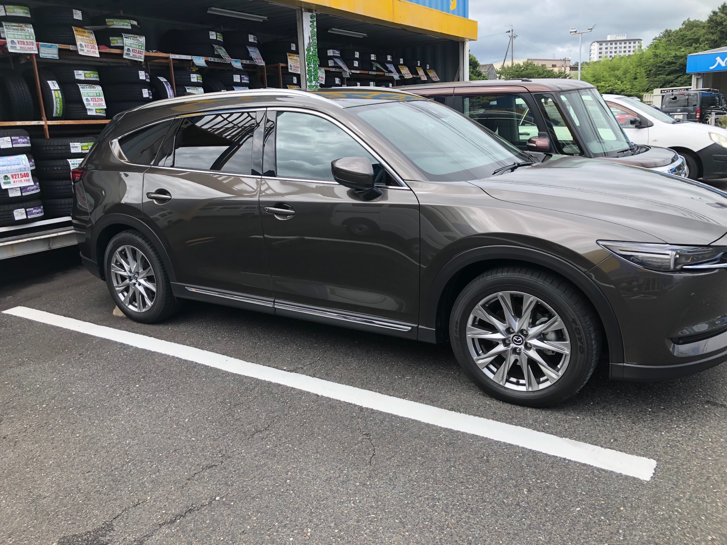 CX-8にTi2000ハーフダウン取付！ | よ～ひんのさぎょうにっき
