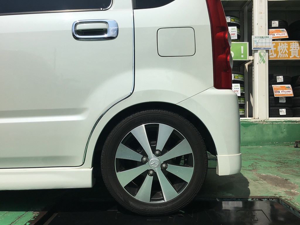 マツダAZワゴン 足回りリフレッシュ KYBローファースポーツ・四輪