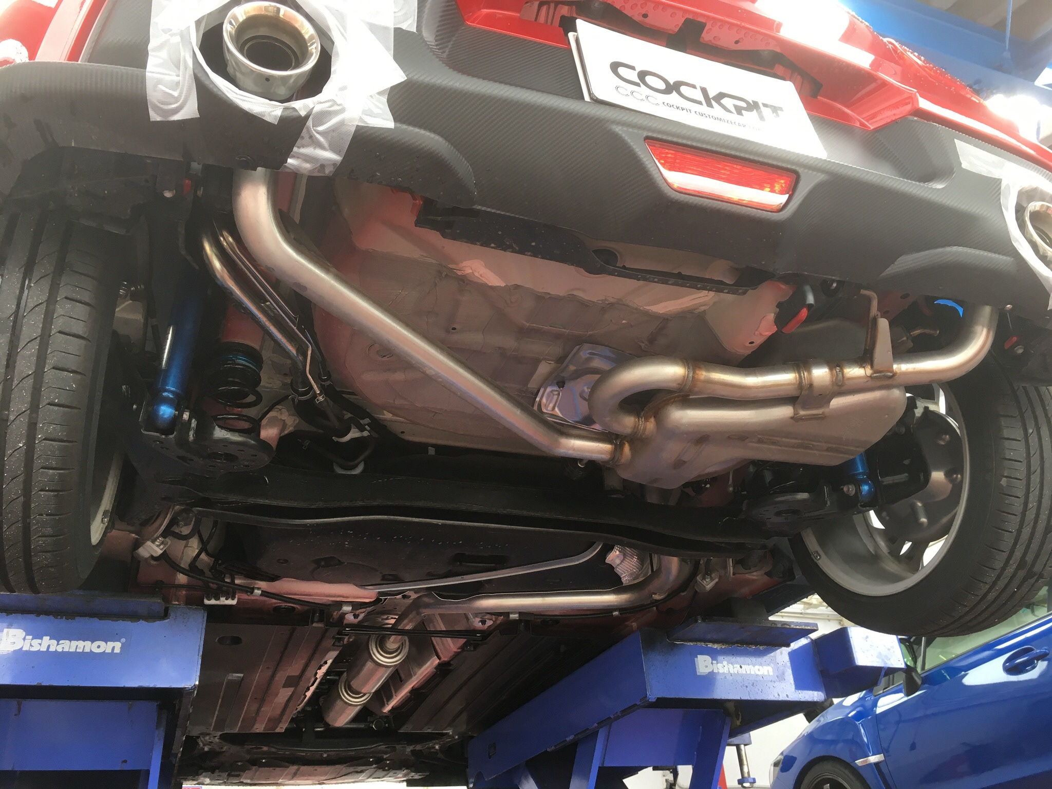 新型スイフトスポーツ ZC33S × HKS Hi-power Spec-L マフラー交換 大変
