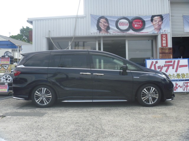 HONDA オデッセイ ハイブリッド TEIN車高調＆EDFC取り付け