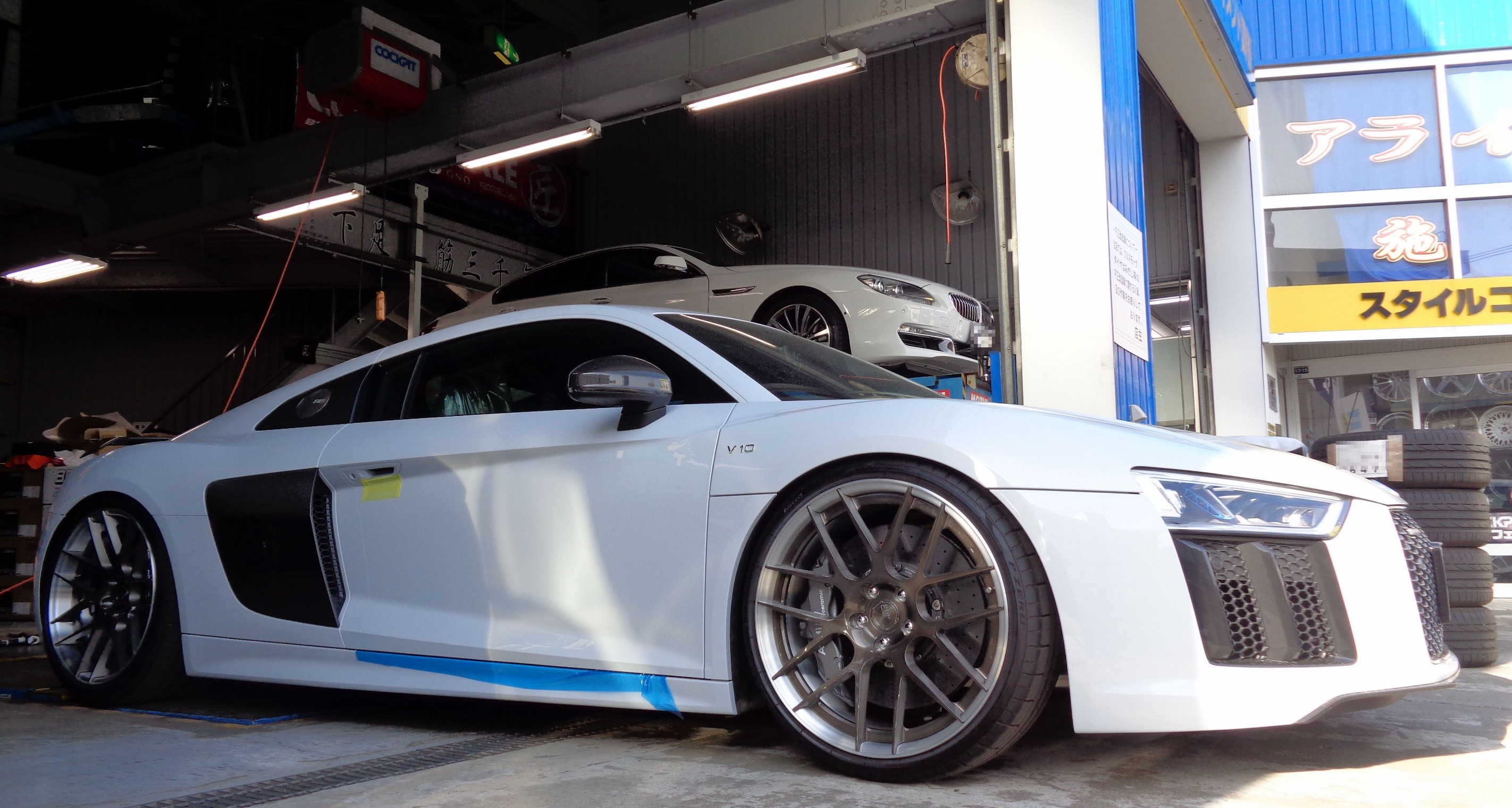 k*0様 BC レーシング　42 アウディR8 車高調　ジャンク AUDI アウディ R8 Typ42 V10 BC RACING レーシング 車高調キット