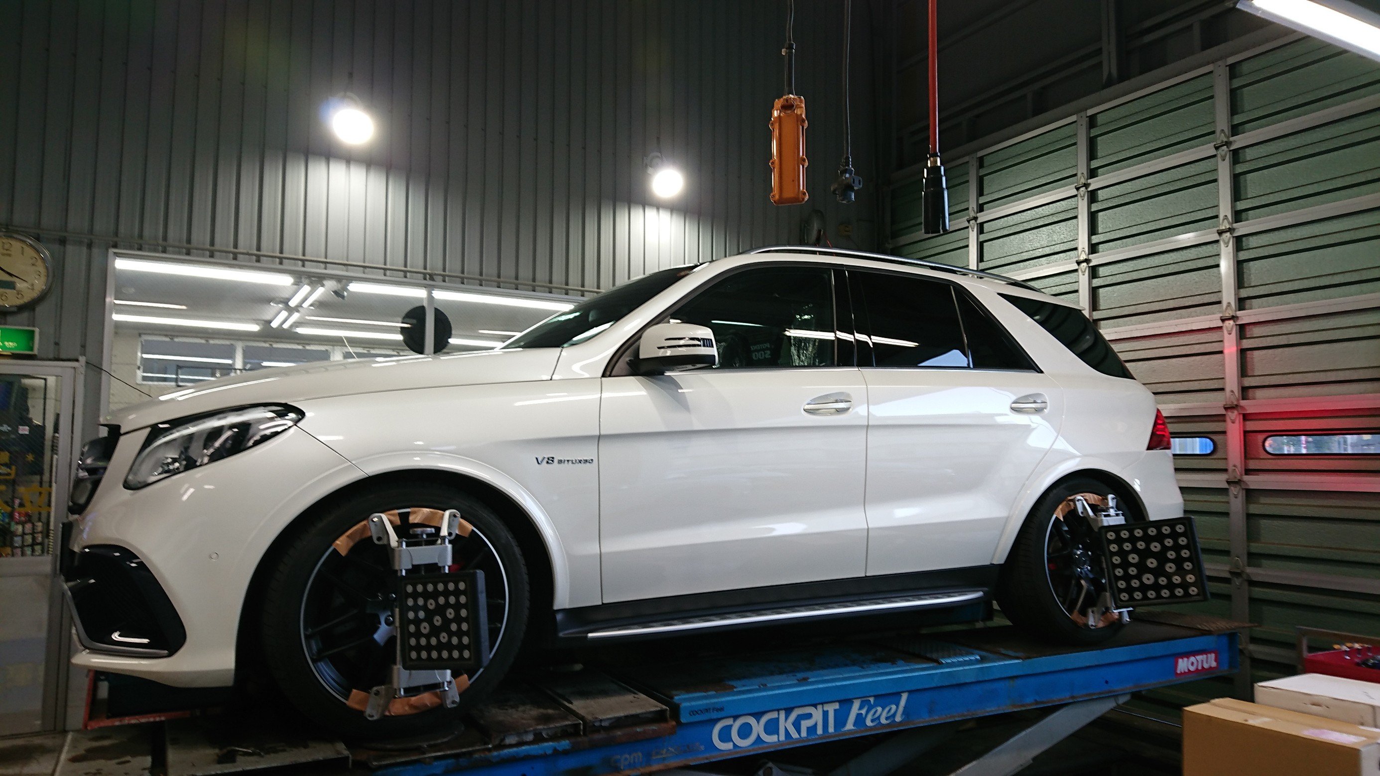 iiD Lowering Kit 取付 ＆ アライメント調整作業 ／ Mercedes-AMG