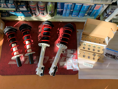 S660足廻り リジカラ取り付け ホンダ S660 足まわり サスペンション ブレーキ 足まわり サスペンション ブレーキ サスペンションパーツ関連取付 スタッフ日記 コクピット コジマ 車のカスタマイズにかかわるスタッフより