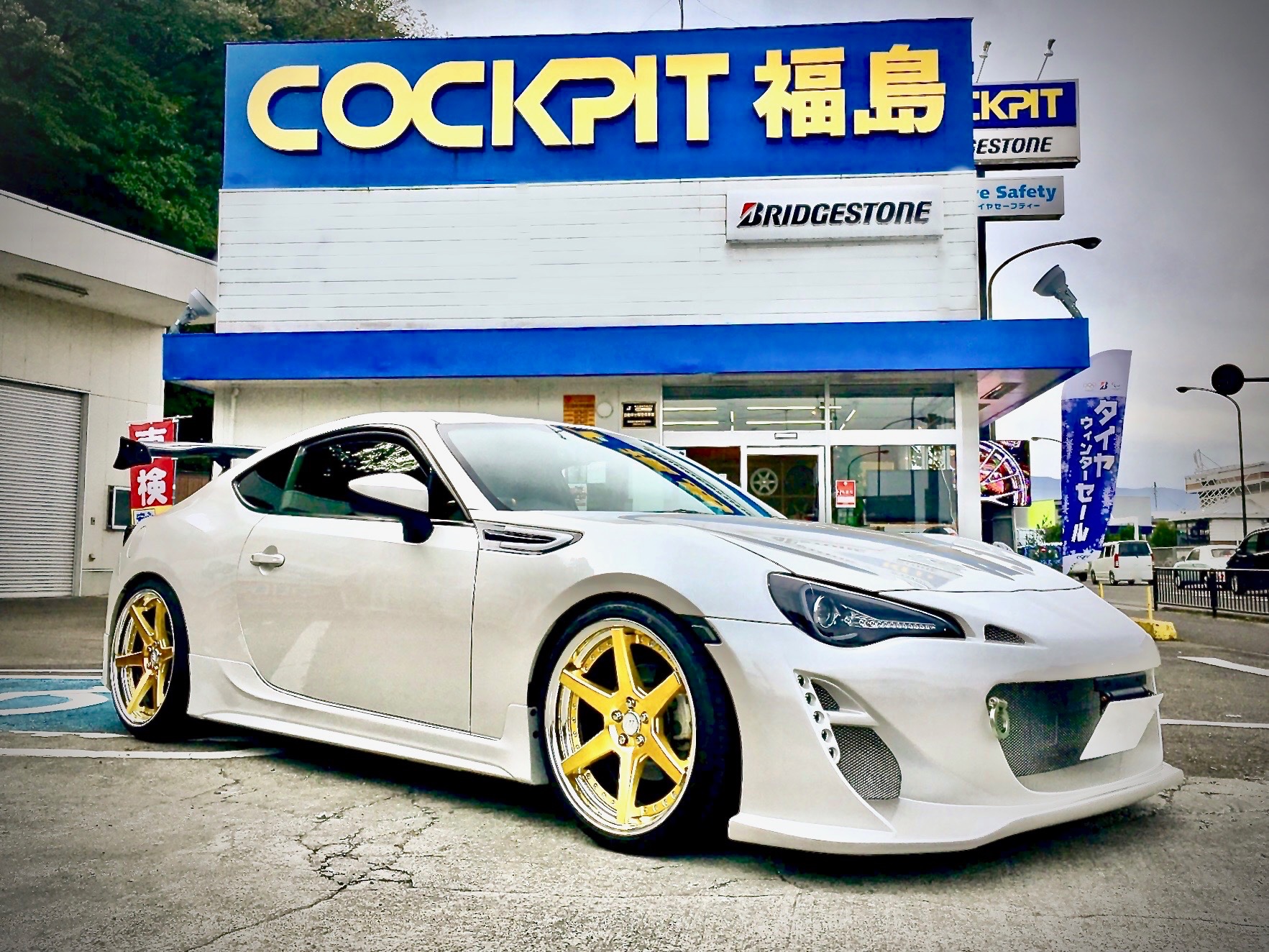 ZN6 TOYOTA 86 ✖ WORK ZEAST ST1 COLORism Clear IMPERIAL GOLD