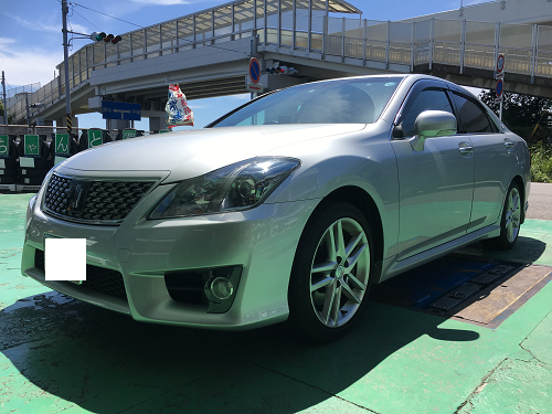 200系クラウンに車高調をお取り付け | トヨタ クラウン アスリート 足