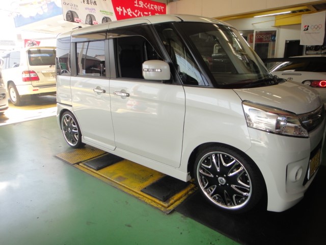 スペーシア 足回りノーマル戻し スズキ スペーシアカスタム 足まわり サスペンション ブレーキ 足まわり サスペンション ブレーキ サスペンションパーツ関連取付 スタッフ日記 コクピット さつま岸和田