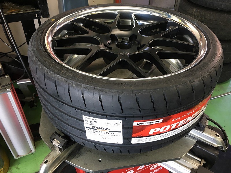 BMW335ⅰクーペ E92 TWSライツェントWX07 ブリヂストン ポテンザS007A