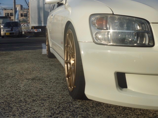 Prodrive プロドライブ 装着 日産 ステージア ホイール ホイール 軽量ホイール 店舗日記 コクピット 麻生 車 のカスタマイズにかかわるスタッフより