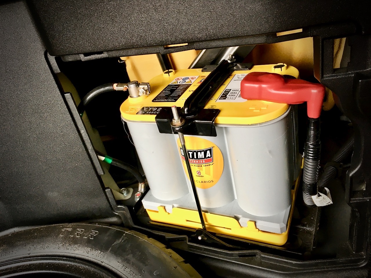 CZ4A MITSUBISHI LANCER Evolution X OPTIMA BATTERIES YELLOW TOP ☆メモらんだ