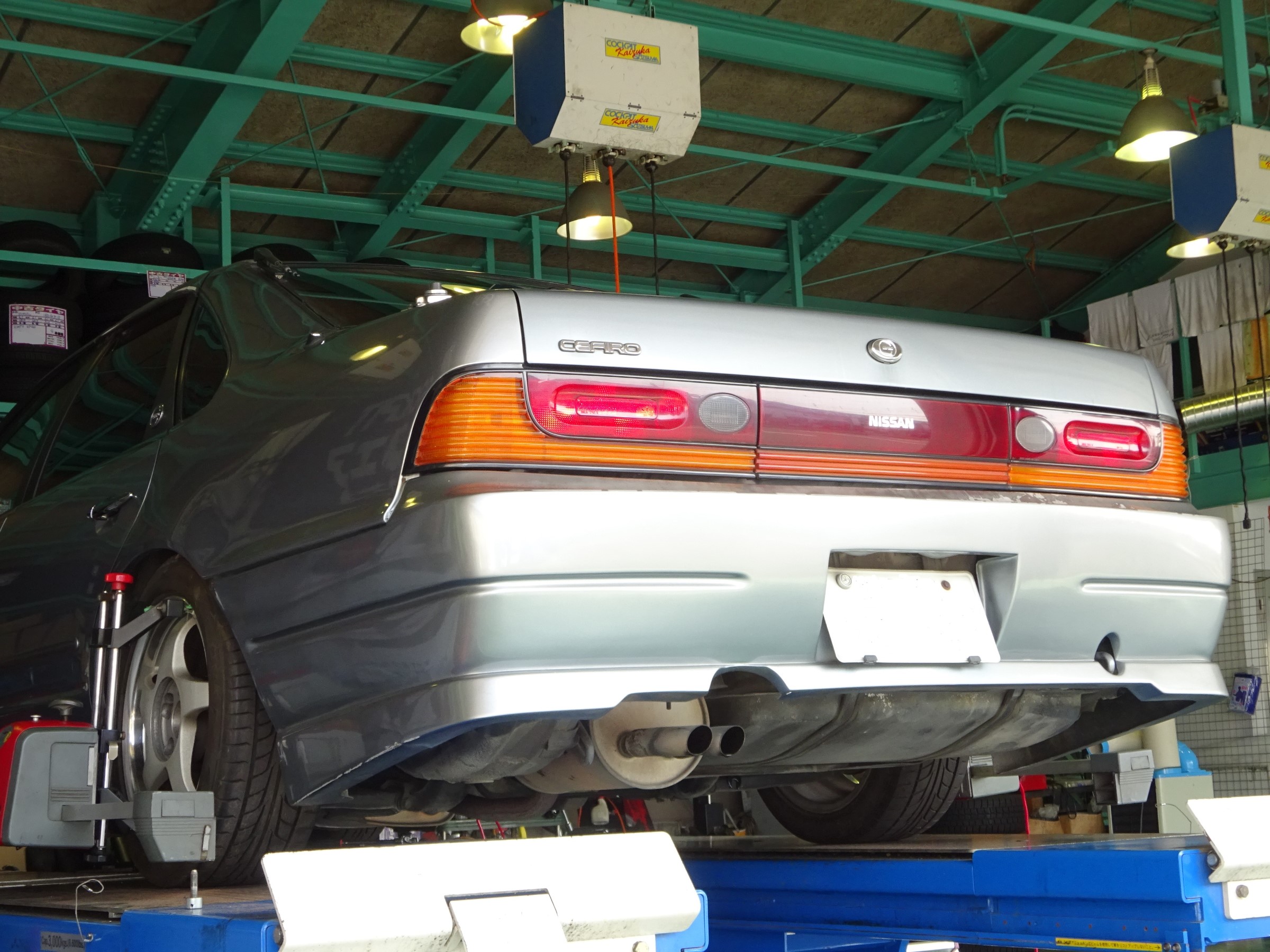 A31セフィーロ 車高調整・アライメント調整 | 日産 セフィーロ 足