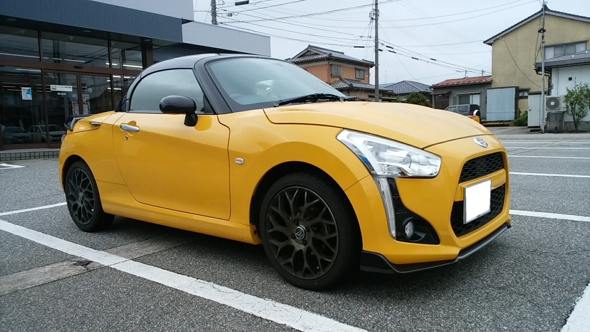 Dスポーツのエアロ ダイハツ コペン エクステリア スタッフ日記 コクピット 魚津 車のカスタマイズにかかわるスタッフより
