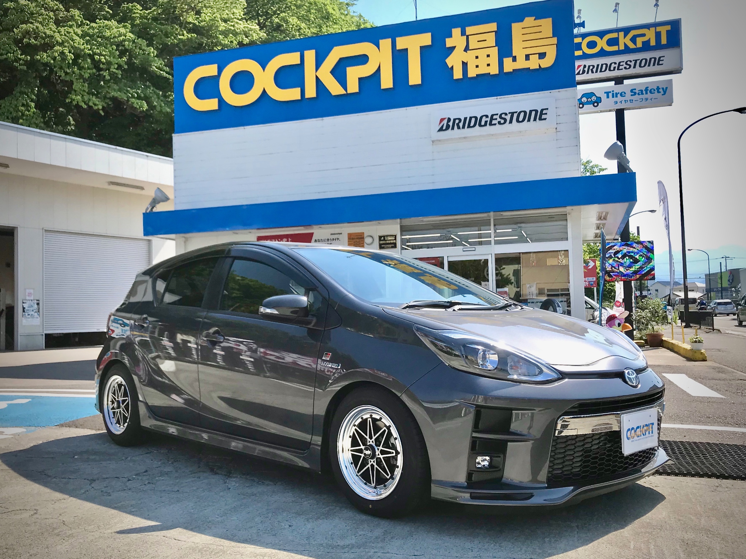NHP10 TOYOTA AQUA GR SPORT ✖ WORK EQUIP 03 | トヨタ アクアGR