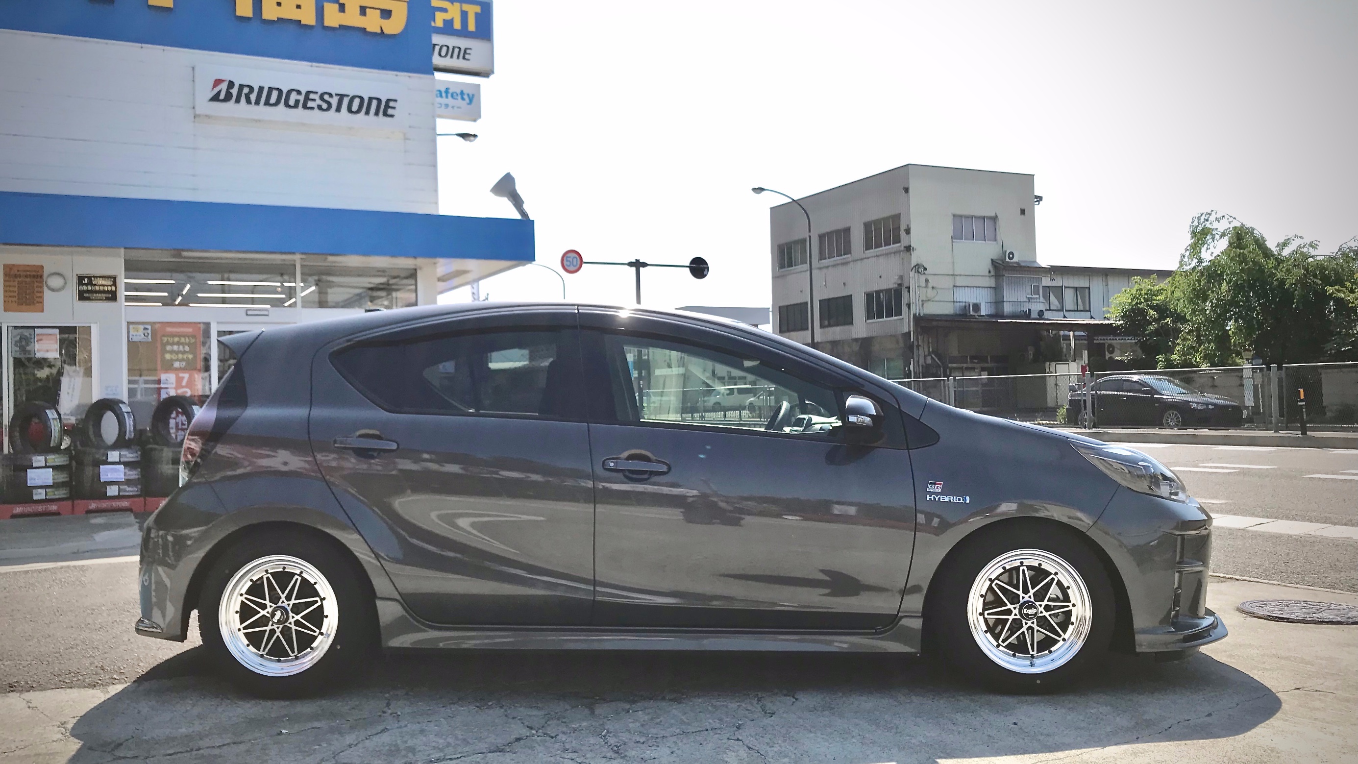 NHP10 TOYOTA AQUA GR SPORT ✖ WORK EQUIP 03 | トヨタ アクアGR