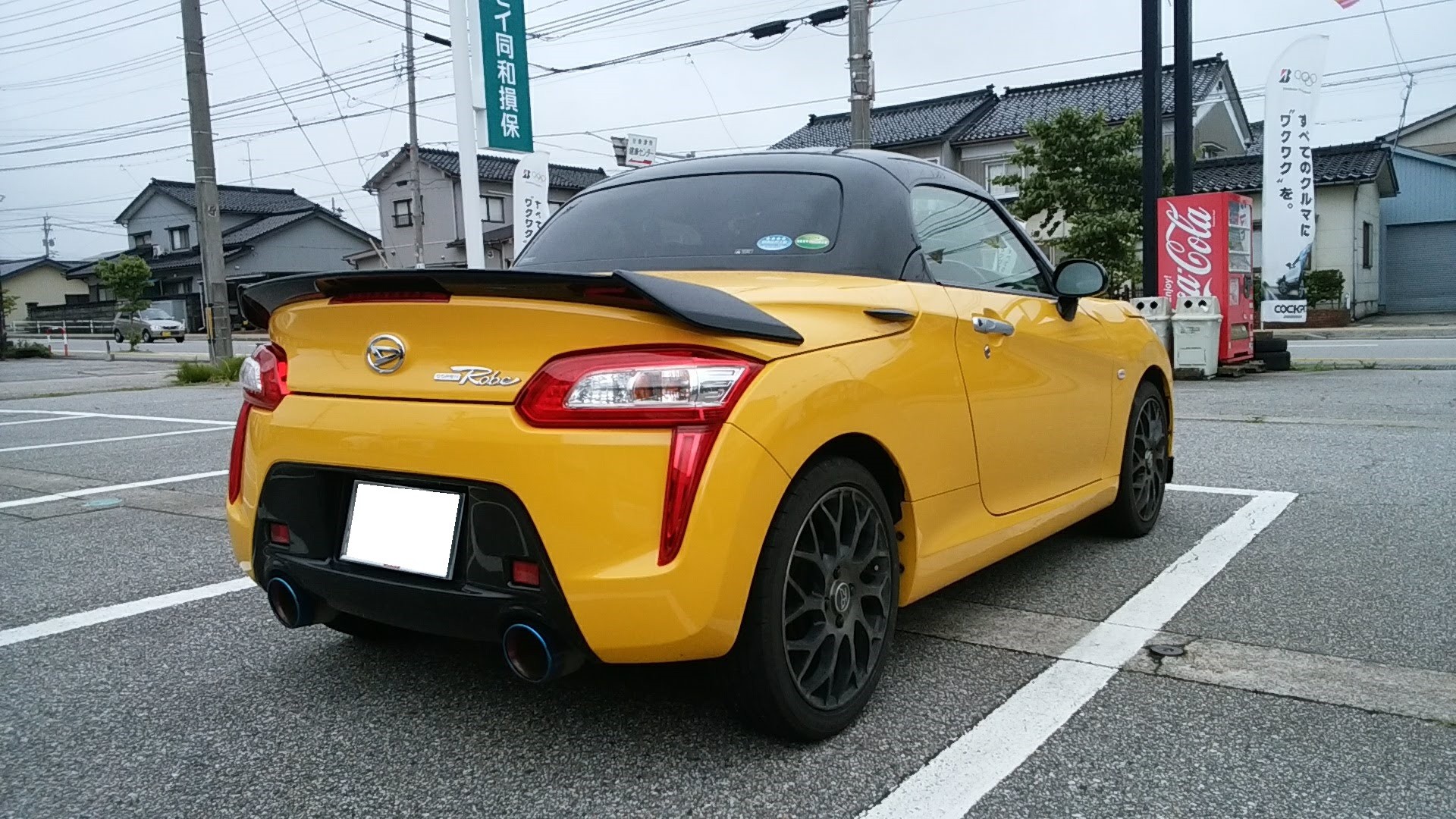 Dスポーツのエアロ ダイハツ コペン エクステリア スタッフ日記 コクピット 魚津 車のカスタマイズにかかわるスタッフより