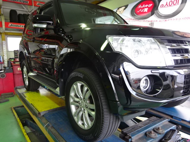 パジェロ パーツいろいろ 三菱 パジェロ 足まわり サスペンション ブレーキ 足まわり サスペンション ブレーキ サスペンションパーツ関連取付 スタッフ日記 コクピット さつま岸和田