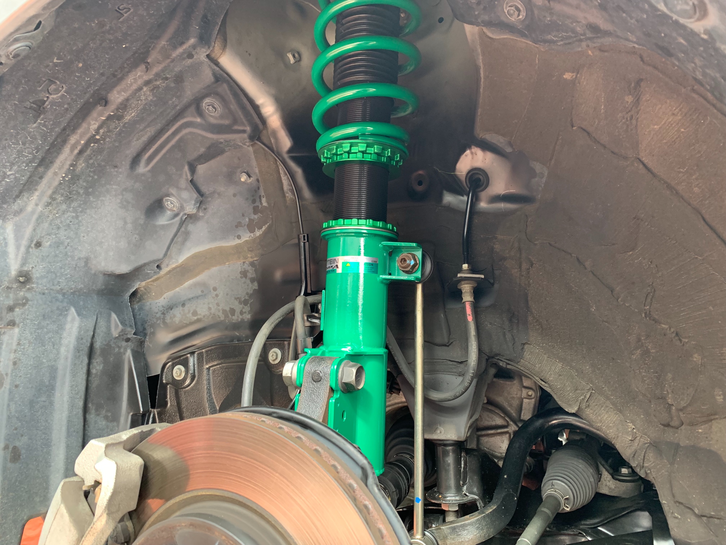 Toyota Voxy Zrr80w Tein 車高調整キット取付 Edfc 4輪アライメント調整 トヨタ ヴォクシー 足まわり サスペンション ブレーキ ホイール 4輪トータルアライメント測定 調整 スタッフ 日記 コクピット 荒井 車 のカスタマイズにかかわるスタッフより