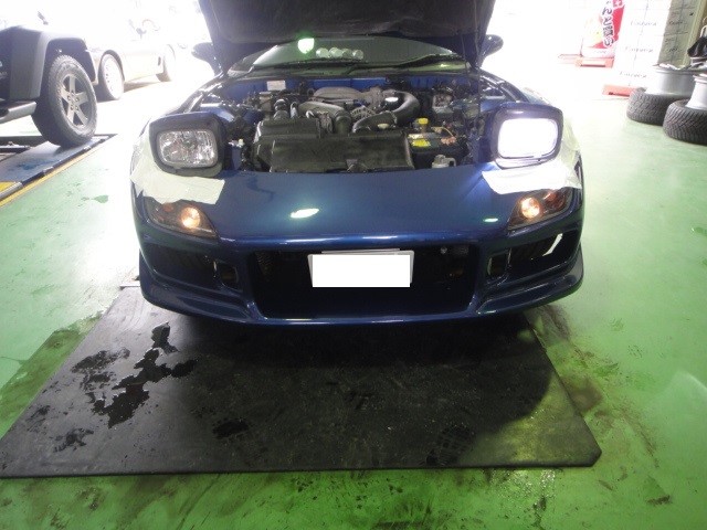 Rx 7 6型 Ledヘッドライト交換 マツダ Rx 7 Hid Led その他電装系 Hid Led その他電装系 Led取付 スタッフ日記 コクピット さつま岸和田