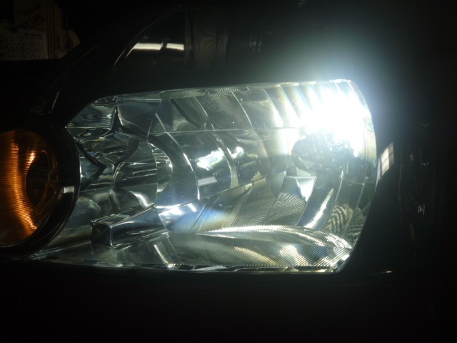 T31 Xトレイルにledヘッドライトバルブの取り付け 日産 エクストレイル Hid Led その他電装系 Hid Led その他電装系 Ledバルブ取り付け アフターパーツ取り付け事例 コクピット 麻生 お店の得意技紹介