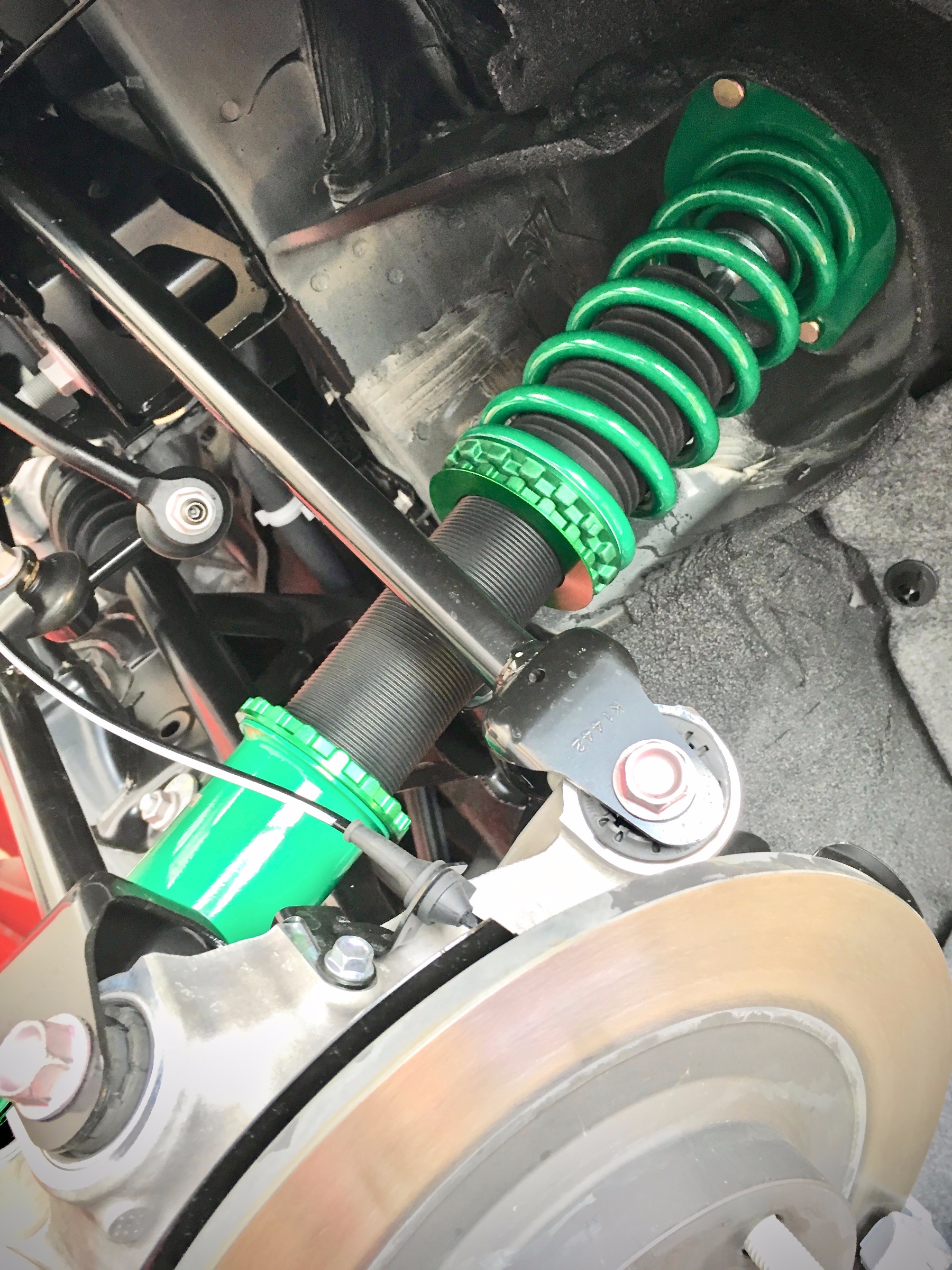 NDERC MAZDA ROADSTER RF ✖ TEIN MONO Sport | マツダ ロードスターRF 足まわり（サスペンション・ブレーキ）  足まわり（サスペンション・ブレーキ） > サスペンションパーツ関連取付 | ☆メモらんだむ☆ | コクピット 福島 | 車 のカスタマイズにかかわるスタッフより