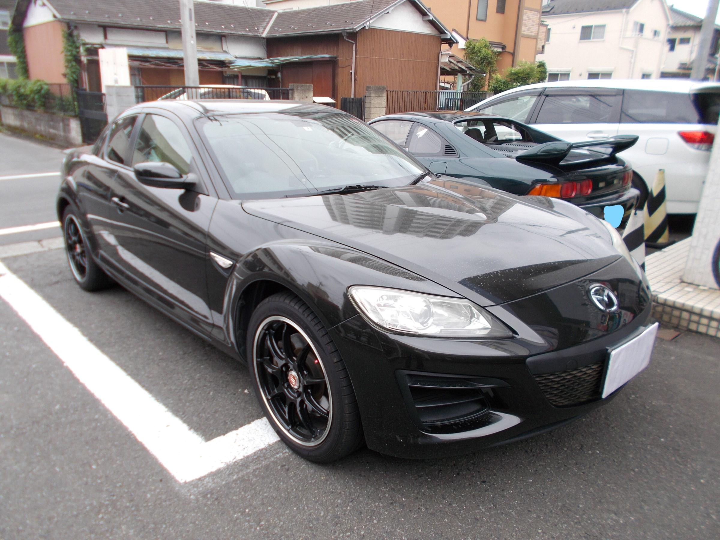 RX-8 ビルシュタイン製車高調「B14」装着（持込み）＆アライメント作業