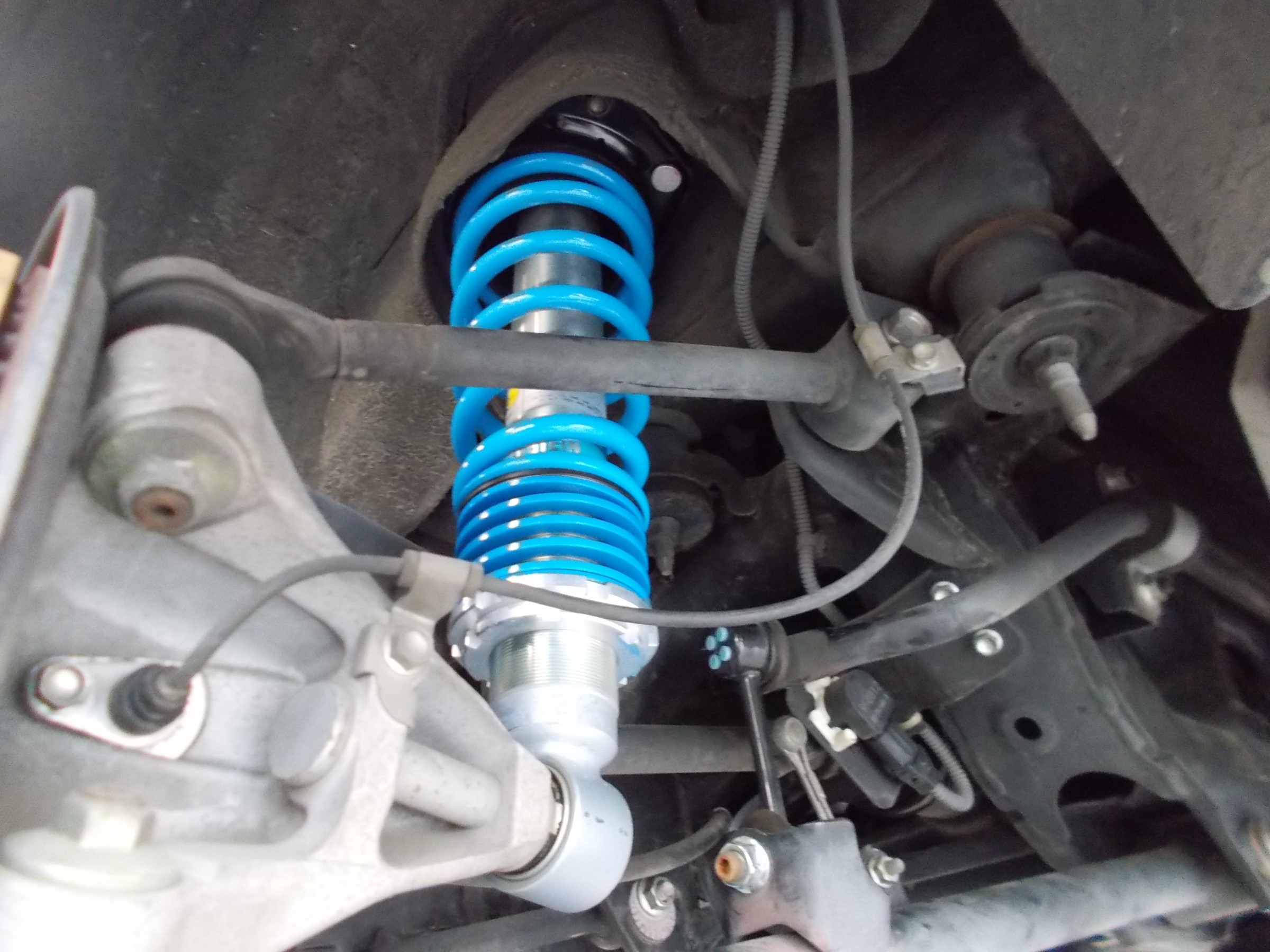 RX-8 ビルシュタイン製車高調「B14」装着（持込み）＆アライメント作業