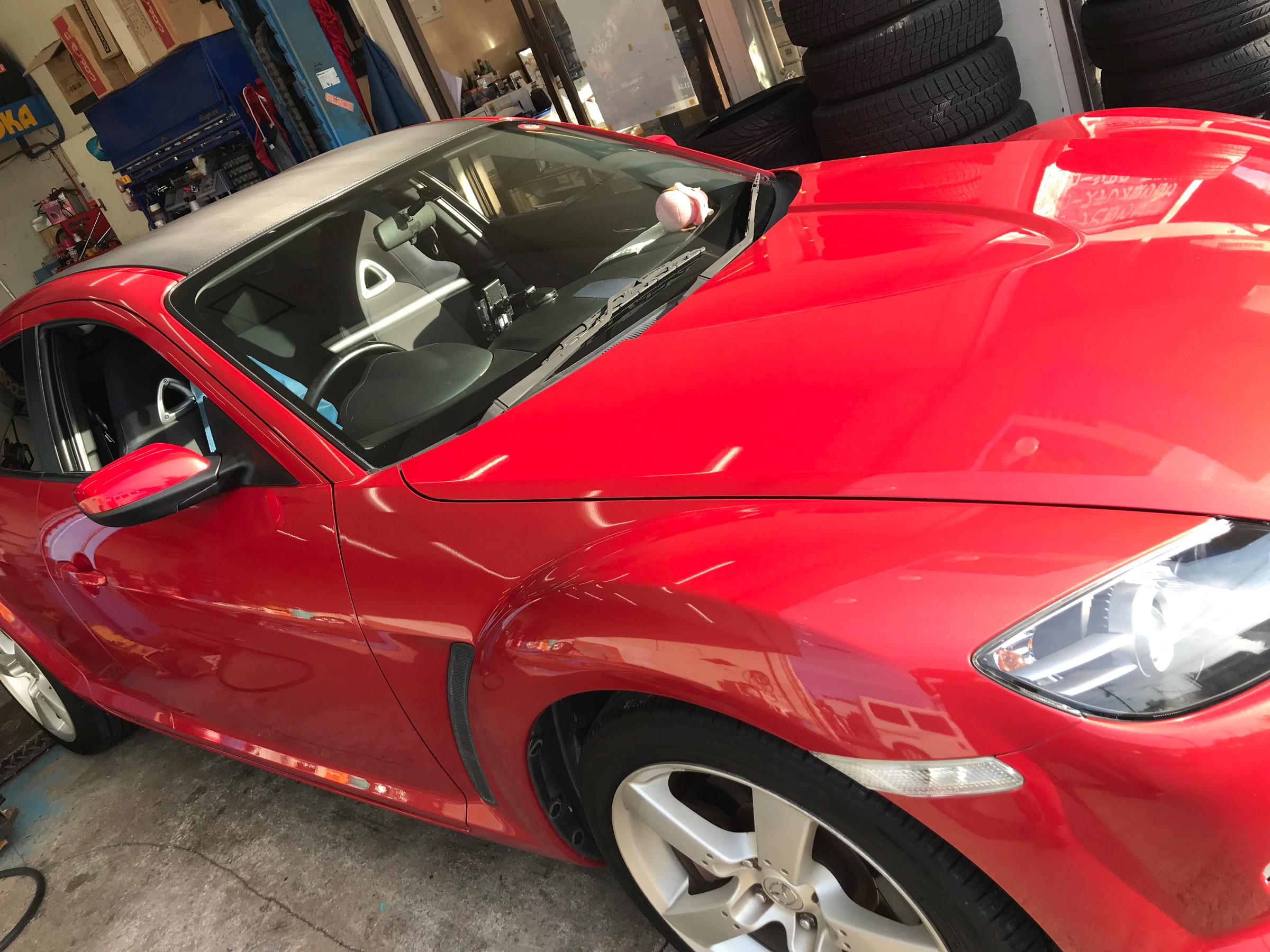 マツダ Rx 8 カーボンラッピング マツダ Rx 8 エクステリア Kameoka Diary コクピット 亀岡 車のカスタマイズにかかわるスタッフより