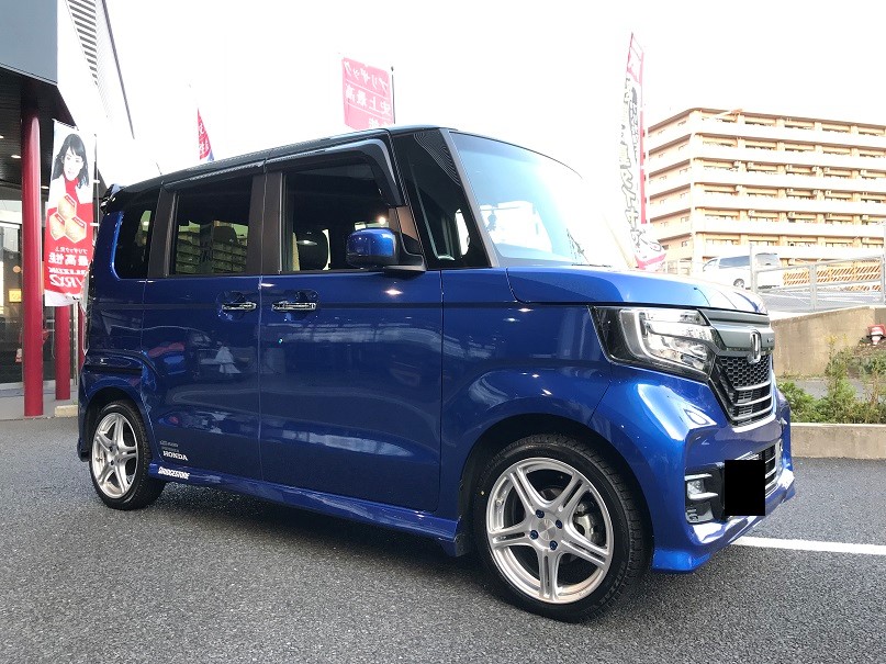 N-BOXにPOTENZAホイール | ホンダ N-BOX ホイール | スタッフ日記